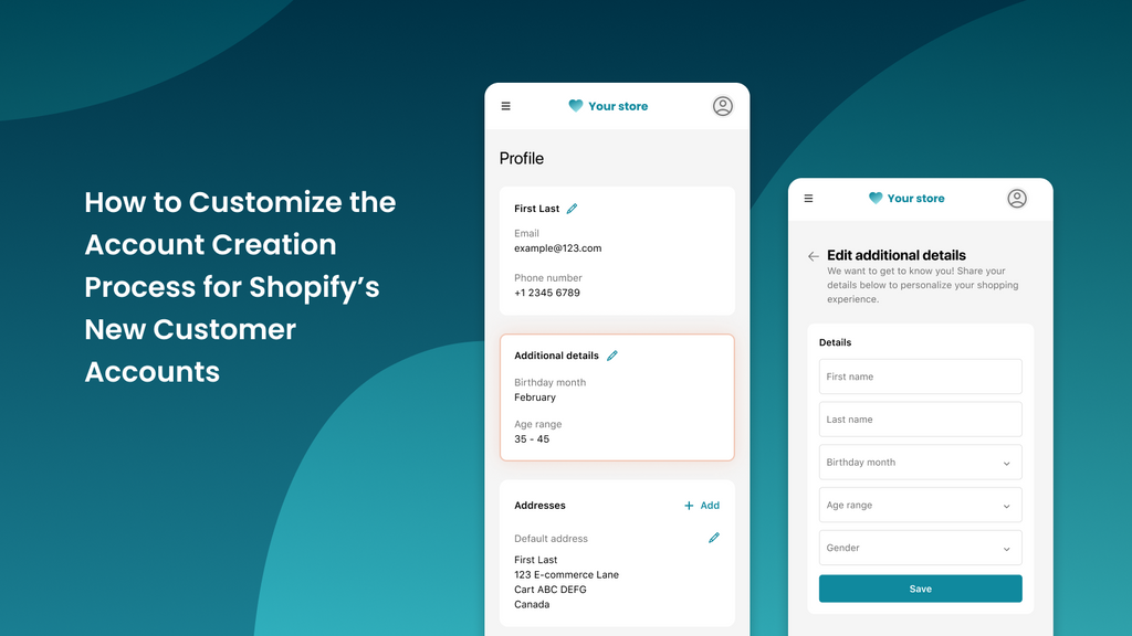 How to Customize the Account Creation Process for Shopify’s New Customer Accounts